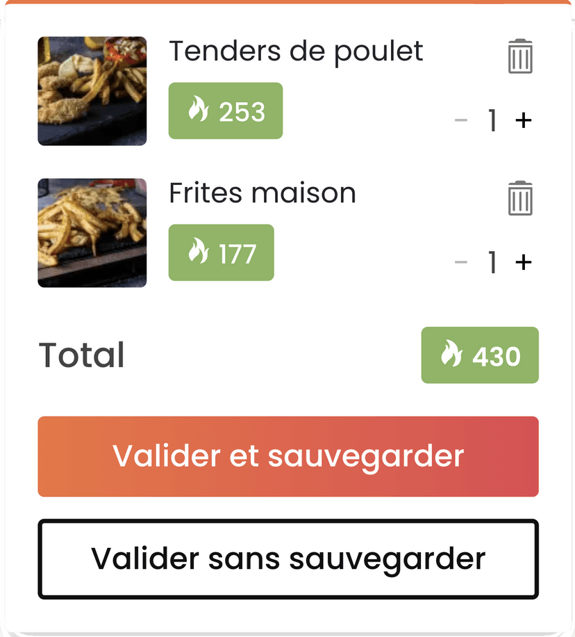 Système de création de menu